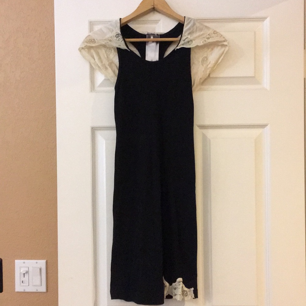 Unusual Tank Dress with Slip Hood